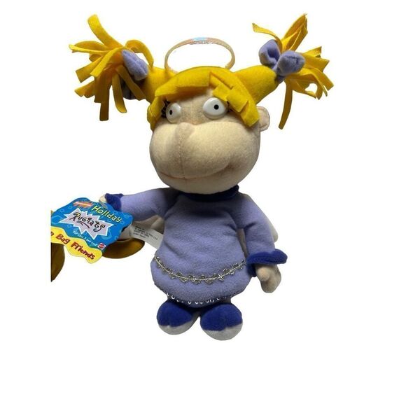 Rugrats Spike and Angelica Stuffed Christmas Reindeer and Angel NWT - Picture 6 of 7